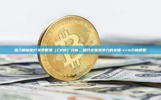 深入解析客户关系管理（CRM）分析，提升企业竞争力的关键-crm分析模型