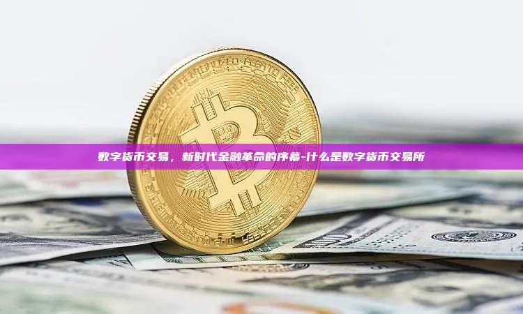 数字货币交易，新时代金融革命的序幕-什么是数字货币交易所-第1张图片-币安电脑下载